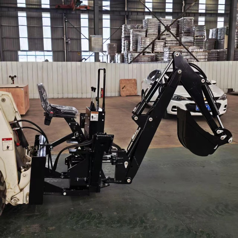 Skid Steer Loader Backhoes Seated Backhoe