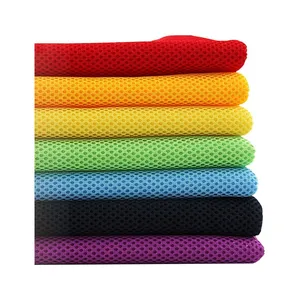 140gsm pet mesh fabric knitted 3D spacer breathable pet clothes dog cat bags dog car mattress mesh fabric