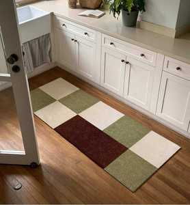 DIY Splicing Carpet Tiles Self Adhesive Non Slip Washable Individual Puzzle Floor Mat Pet Friendly Stain Resistant Area <strong>Rug</strong> - Product Image 6