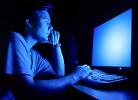 Cadre d'installation facile Accrocher le panneau de protection d'écran bloquant la lumière bleue acrylique pour le moniteur de PC LED d'ordinateur de bureau