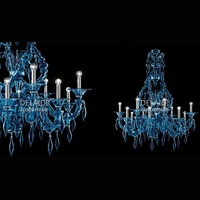 Lustre vintage en verre de Murano italien, luminaires suspendus, décoration de luxe pour la maison