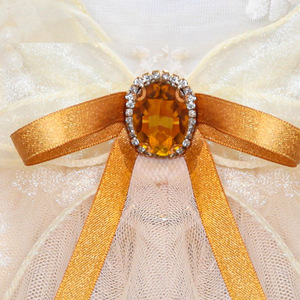 Pet Spring/Summer Collection: Teddy Bear, Bichon Frise, Pomeranian, <b>Cat</b>, and Puppy <b>Clothes</b> - Gold-Plated Wedding Dress - Product Image 4