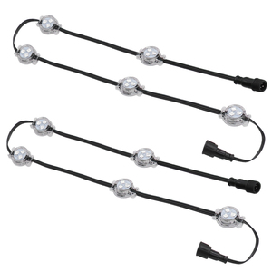 Etop - Lumières de Noël intelligentes permanentes pour l'extérieur - LED 12V 3/6000K RGBW - Lumières à pixels sur rail - Connecteur X - Éclairage ponctuel LED pour les maisons - Product Image 4