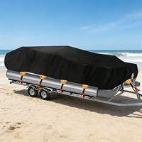 Housse de bateau universelle Bestway résistante aux intempéries, imperméable, résistante aux UV et aux rayures, 600D, pour bateau ponton de 21 à 24 pieds