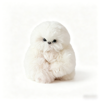 Peluche Électrique Super Douce Hibou Timide Mirumi, Pendentif de Sac, Recharge USB, Peut Chantier, Se Tourne la Tête, Anti-Stress, Transfrontalier