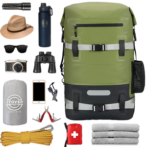 Sac étanche robuste pour la randonnée, le vélo, le camping, la natation, l'équipement, résistant à l'usure, flottant, sac en PVC - Product Image 6