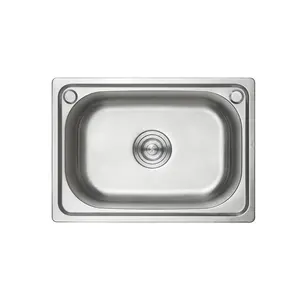 Arc Curve Factory Direct Price Stainless Steel Sink with Single Bowl Keep Clean Pressing Smart Kitchen Sinks