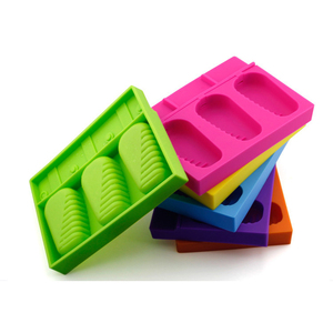 Trung Quốc Nhà Cung Cấp Đầy Màu Sắc Cao Su BPA Miễn Phí 3/4 Sâu Răng Khuôn Mẫu Tùy Biến Mini Ice Cream Silicone Khuôn Mẫu Cho Nhà Bếp - Product Image 2