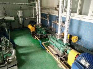 ปั๊มน้ำแรงดันสูงแบบหลายใบพัดแนวนอน D/Dg12-25X10 ขนาด 10 แรงม้า พร้อมช่องจ่ายน้ำขนาด 6 นิ้ว สำหรับป้อนน้ำเข้าหม้อไอน้ำและส่งน้ำแรงดันสูง - Product Image 4