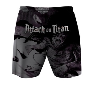 Pantalones Cortos <span class=keywords><strong>de</strong></span> Playa para Hombre, Diseño 3D <span class=keywords><strong>de</strong></span> Ataque a los Gigantes, Estampado <span class=keywords><strong>de</strong></span> Cómics, Poliéster, Cosplay, 2020 - Product Image 2