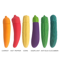 Vibrateur mini AV en silicone en forme de légume, jouet sexuel érotique pour femmes, produit pour adultes avec logo personnalisable