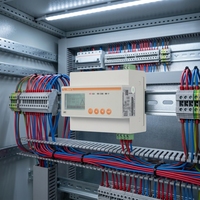 Compteur d'énergie triphasé Acrel AMC200L-4E3 à 4 circuits, communication Modbus-rtu, écran LCD pour armoire de distribution/industrie