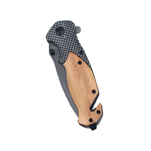 Wholesale Custom Stainless Steel X50 Pocket Knife with Olive Wooden Handle Multi-Function Durable Outdoor Survival <b>Camping</b> Tool - Product Image 2