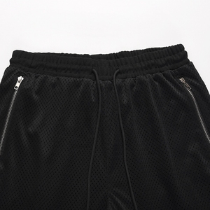 Short d'uniforme de basket-ball personnalisé vintage pour hommes Short de sport d'entraînement rétro à double maille de haute qualité avec poches - Product Image 3