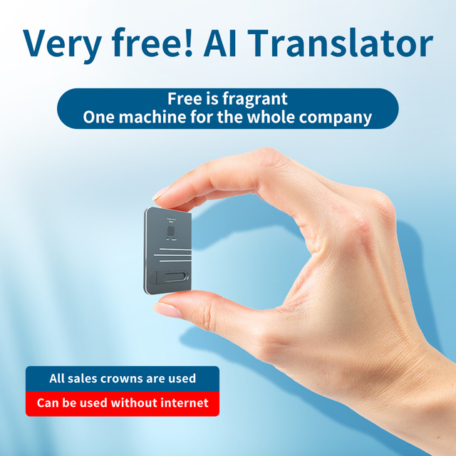 2026 New Arrival Magnetic AI 144 Languages Smart Translator With App Translation