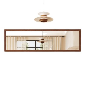 Miroir mural rectangulaire moderne minimaliste de style médiéval, pleine longueur, horizontal, à fixer au mur, pour entrée, salle à manger, <span class=keywords><strong>café</strong></span> - Product Image 5
