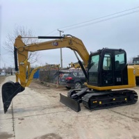 Mini-excavatrice Caterpillar CAT307E2 d'occasion, modèle japonais d'origine, hydraulique, sur chenilles, 7 tonnes, modèle 2020-2025