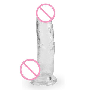 Dildo Realistico Morbido Effetto Pelle 7.3 Pollici Trasparente Impermeabile con <span class=keywords><strong>Ventosa</strong></span> per Gioco <span class=keywords><strong>a</strong></span> Mani Libere Materiale Sicuro per il Corpo Giocattoli Sessuali per Adulti - Product Image 2