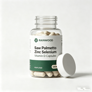 Integratore per il Benessere Maschile in Capsule, Complesso di Saw Palmetto, Zinco, Selenio, Vitamina D, Supporto per la Prostata, Produttore OEM - Product Image 1