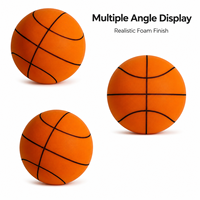Ballon de basket en mousse PU Elite taille 7 de 29,5" - 340 g, léger, respirant, durable, résistant à l'eau, silencieux, pour en