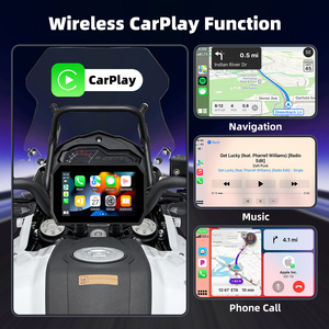Ekiy 5 inch xe máy Carplay màn hình không dây Carplay <span class=keywords><strong>Android</strong></span> tự động hiển thị xe máy GPS màn hình cho xe máy - Product Image 3