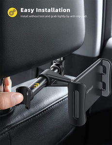 Support de tablette <span class=keywords><strong>pour</strong></span> appuie-tête de voiture Lamicall P, support de téléphone réglable <span class=keywords><strong>pour</strong></span> siège arrière, rotation à 360°, support universel <span class=keywords><strong>pour</strong></span> tablette, voyage en voiture <span class=keywords><strong>pour</strong></span> enfants - Product Image 3