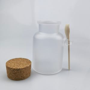 Home Screen Printing 300ml 100ml 150ml 200ml 250ml Round <b>Jar</b> Clear Sealing <b>Glass</b> Cosmetics <b>Glass</b> Bottles Cap <b>With</b> <b>Wooden</b> - Product Image 6