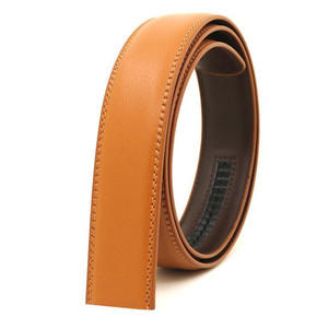 <span class=keywords><strong>Ceinture</strong></span> automatique pour <span class=keywords><strong>homme</strong></span> 3,5 cm en <span class=keywords><strong>cuir</strong></span> véritable <span class=keywords><strong>sans</strong></span> <span class=keywords><strong>boucle</strong></span>, sangle en <span class=keywords><strong>cuir</strong></span> de vachette pour utilisation avec une <span class=keywords><strong>boucle</strong></span> pour jean - Product Image 4