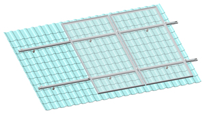 ARTSIGN Structures de montage <span class=keywords><strong>solaire</strong></span> pour toitures en tuiles, crochets en acier pour toitures en tuiles, systèmes de montage <span class=keywords><strong>solaire</strong></span>, vente chaude - Product Image 3