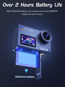 Für SJCAM <span class=keywords><strong>SJ8</strong></span> <span class=keywords><strong>Pro</strong></span> 4K 60FPS Wasserdichte Action-Kamera Anti-Shake Multifunktion ale Outdoor-Sport kamera 5G WiFi Touchscreen MicroSD - Product Image 4