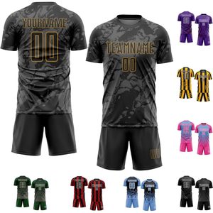 Conjunto de Camisetas de Fútbol Personalizadas Sublimadas con Cuello Redondo, Uniforme Transpirable para Hombres, Mujeres y Jóvenes, Ropa de Equipo Personalizada - Product Image 3