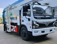 Camion de ramassage des déchets alimentaires et des ordures ménagères pour les industries de la construction et de la restauration
