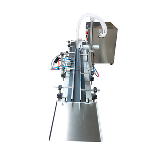 Machine de remplissage de liquides semi-automatique en acier inoxydable de haute qualité avec convoyeur pour le remplissage d'huile dans les sacs en verre - Product Image 4