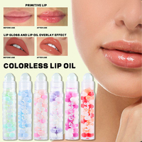Huile à lèvres transparente en roll-on Clubday Professional Makeup, 6 couleurs, hydratante, nourrissante, 3,8 ml, effet nacré