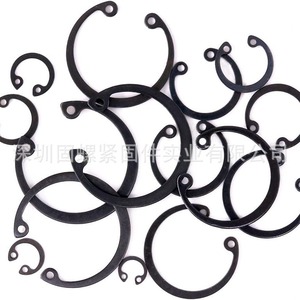 300Pcs Internal Circlip Snap Retaining Ring Set Metric C Type For Hole M6 M20 Black 65Mn Steel Grade A - Product Image 3