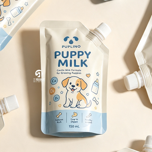 Bolsas de Embalaje Personalizadas para Caldo de Hueso para Mascotas, Bolsas con Boquilla de Grado Alimenticio Aluminizadas y Resistentes para Sopa de Perro, Leche para Cachorros y Nutrición Animal - Product Image 4