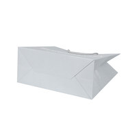 Sac à chaussures en papier blanc, nouveau Design, poignée en ruban, vêtements d'art, shopping, impression personnalisée