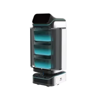 Robot de livraison hôtelier 100 % original Keenons BUTLERBOT CN avec accès automatique aux ascenseurs, navigation SLAM et compartiment verrouillable – En stock