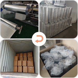 Rouleau d'isolation thermique en aluminium double face écologique pour bâtiments <span class=keywords><strong>de</strong></span> bureaux, protection thermique, épaisseur personnalisée - Product Image 6