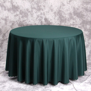 Manteles de Satén Verde Oscuro Estilo Navidad para Bodas, Impermeables, de Chifón con Pliegues, Disponibles en Doble Cara - Product Image 1