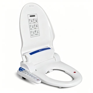 Siège de bidet intelligent à nettoyage par lavement à une touche pour salle de bain - Product Image 1