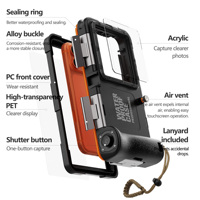 Étui de plongée universel IP68 de grande taille 15M pour iPhone 17 Pro Max/S26 Ultra/Huawei Nova 13 Pro/Vivo X200 Pro, nouvelle version améliorée