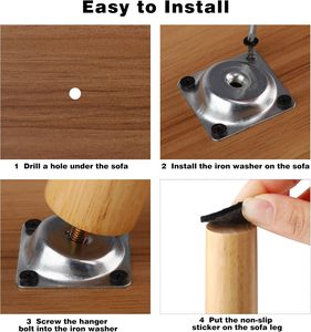 Mobili gambe casa fai da te scrivania moderno comodino rastremato rotondo panca sedia da pranzo mobili da caffè in <span class=keywords><strong>legno</strong></span> massello <span class=keywords><strong>tavolo</strong></span> gambe per <span class=keywords><strong>tavolo</strong></span> - Product Image 5