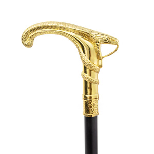 Bastón <span class=keywords><strong>de</strong></span> Senderismo con Forma <span class=keywords><strong>de</strong></span> <span class=keywords><strong>Serpiente</strong></span> y Placa Dorada, Eje <span class=keywords><strong>de</strong></span> Aleación, Cetro <span class=keywords><strong>de</strong></span> Estilo Dominante y Elegante, <span class=keywords><strong>de</strong></span> Metal Creativo, para Caballero a <span class=keywords><strong>la</strong></span> Moda - Product Image 4