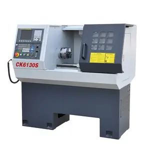 Torno de cama plana Máquina de torno CNC con controlador Fanuc Precio de Máquina Herramienta para la venta