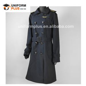 เสื้อโค้ทกันฝนสำหรับงานสายการบิน ทนทานต่อสภาพอากาศ เหมาะสำหรับพนักงานต้อนรับบนเครื่องบิน นักบิน และแอร์โฮสเตส - Product Image 2