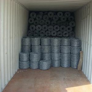 Alambre de Púas Galvanizado por Inmersión en Caliente, Resistente a la Oxidación, para Cercas de Seguridad, Recubierto de PVC, Distancia entre Púas de 7.5-15 cm, Longitud del Rollo de 8-10 m - Product Image 4