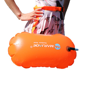 Inflatable Flotation Bag Open Water Safety Swim Buoy Air <strong>Dry</strong> Buoy Single-bubble Swimming Float Pull Buoy Swimming <strong>Buddy</strong> - Product Image 1