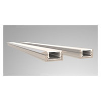 Canaux de lumière de bande en aluminium montés en surface d'installation facile pour les lumières linéaires de LED pour l'éclairage de chambre 19*9.6mm