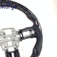 Accessoire de conception en fibre de carbone forgé Offre Spéciale pour volant de voiture personnalisé Ford pour Mustang 2015-NOW prise en charge de la personnalisation